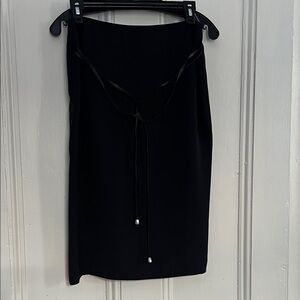 Elegant Franco Mirabelli Black Skirt